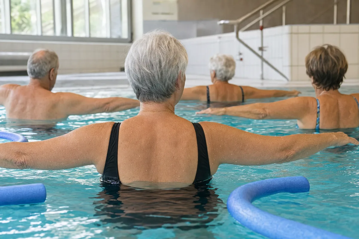 Aquagym senior : bienfaits et précautions après 60 ans